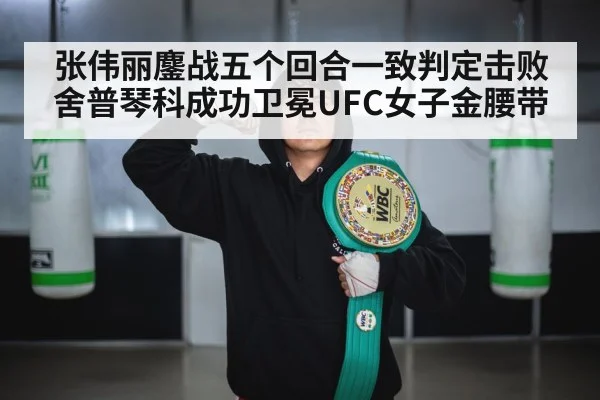 UFC championship belt